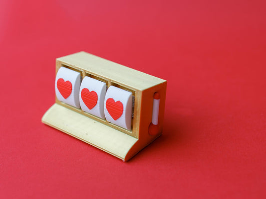 Lucky slot machine fidget clicker Valentine's Day fidget clicker