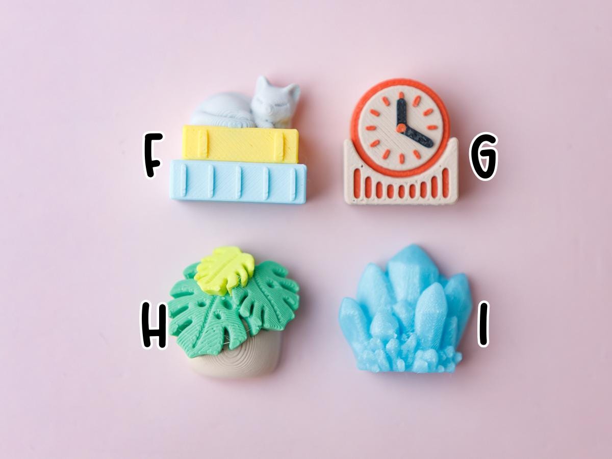 Floating shelf Fidget Clicker Toy 3D printed book shelf fidget clicker Custom desk toy