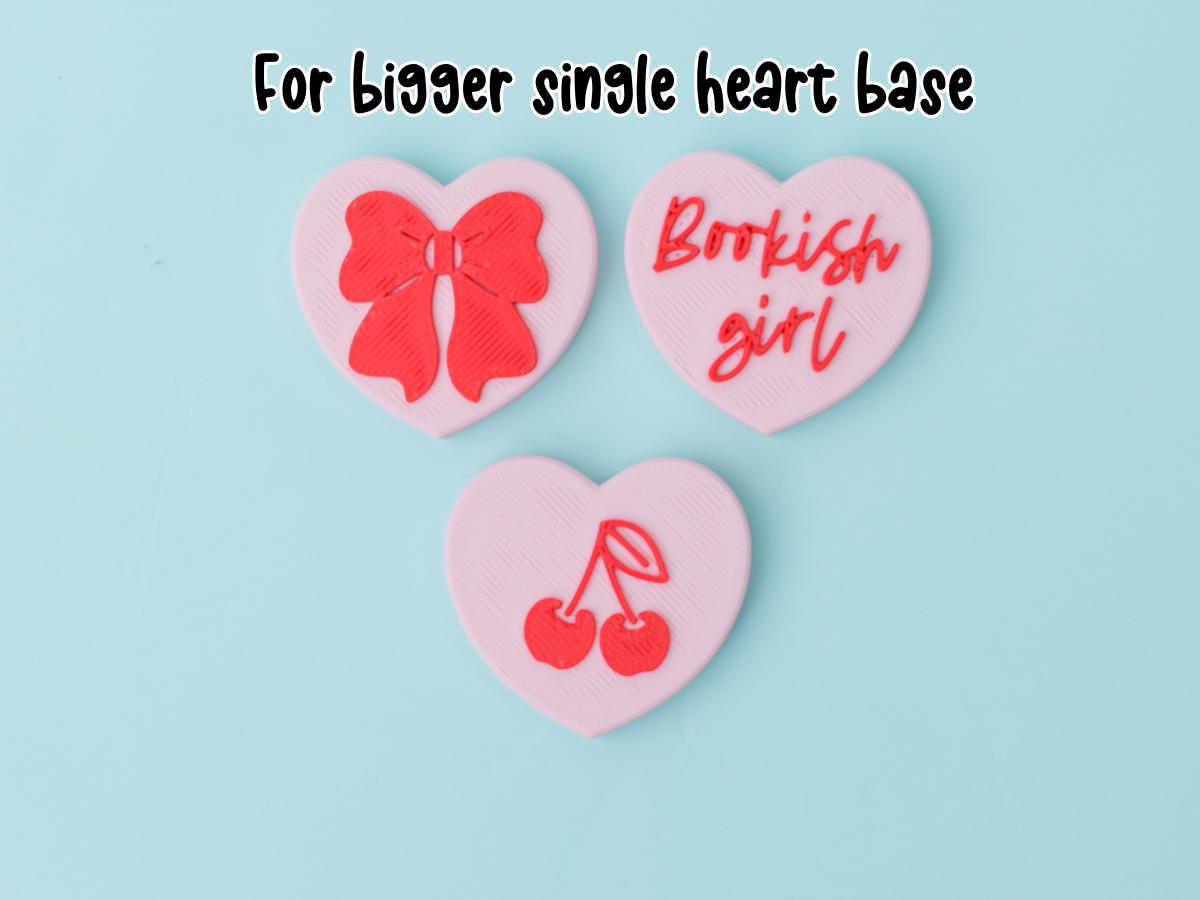 Conversation Heart Fidget Clicker 3D printed Valentines Day Trendy fidget clicker
