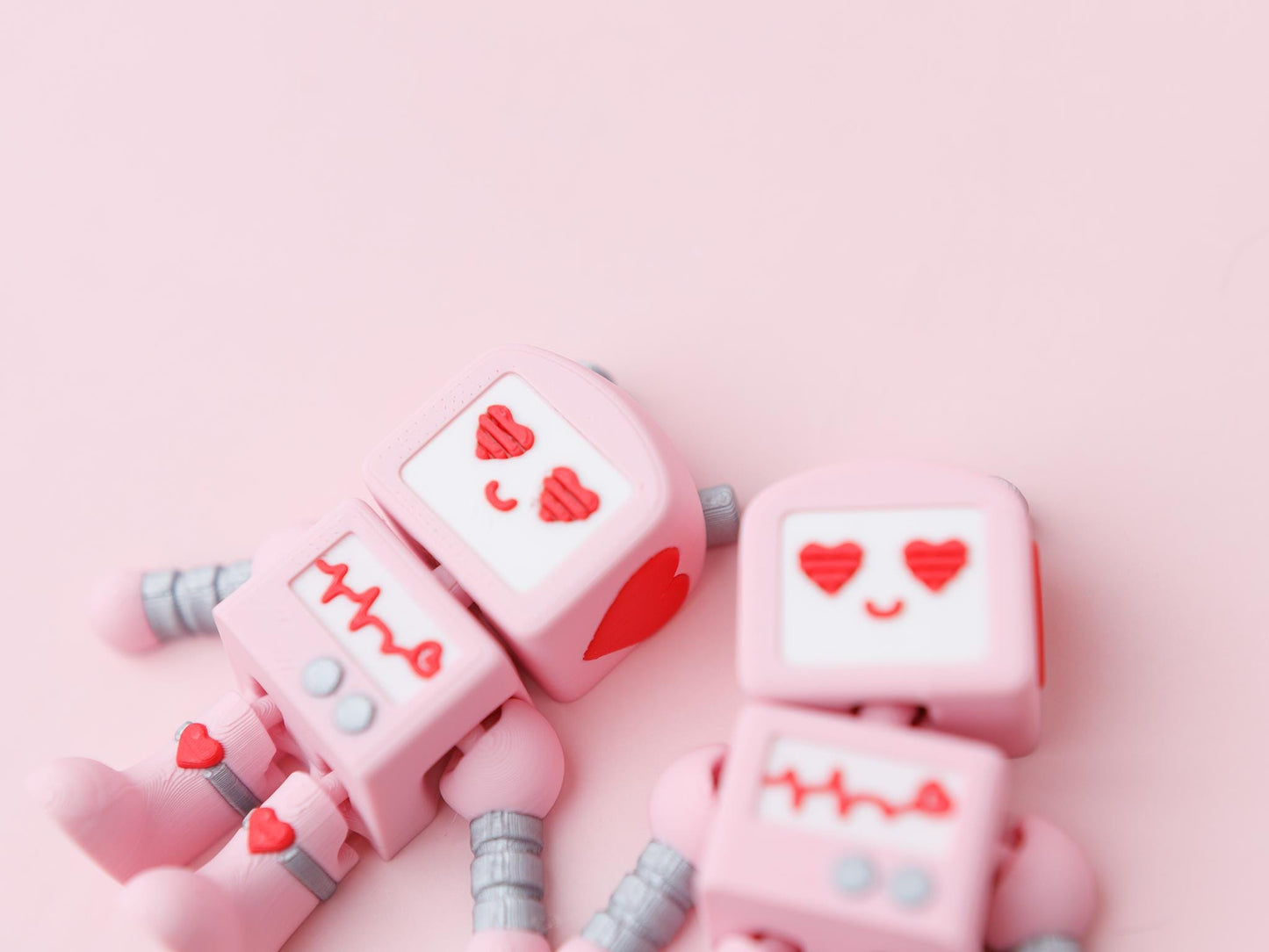 3D printed Flexi Robot Valentine's Day