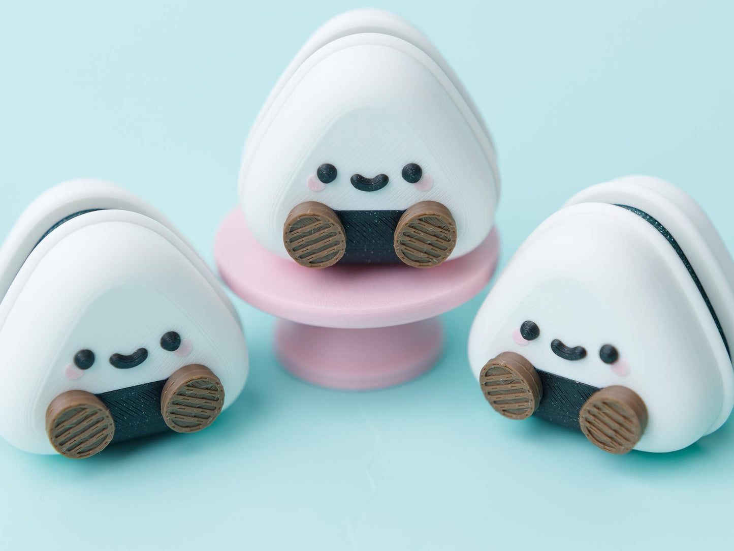 Onigiri Fidget clicker toy Trendy 3D printed fidget