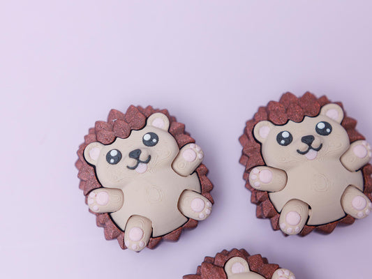 Hedgehog Fidget Clicker 3D printed fidgets