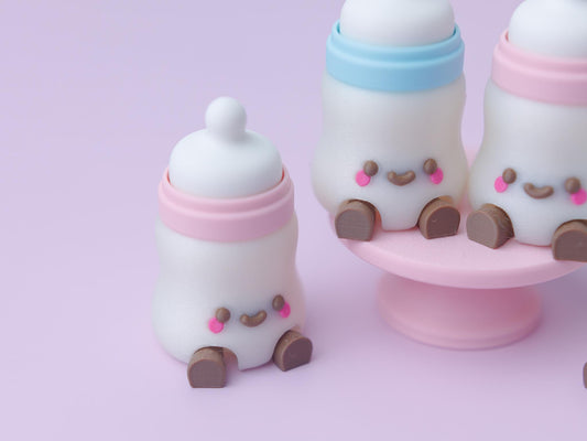 Baby bottle fidget clicker toy Trendy 3D printed fidget
