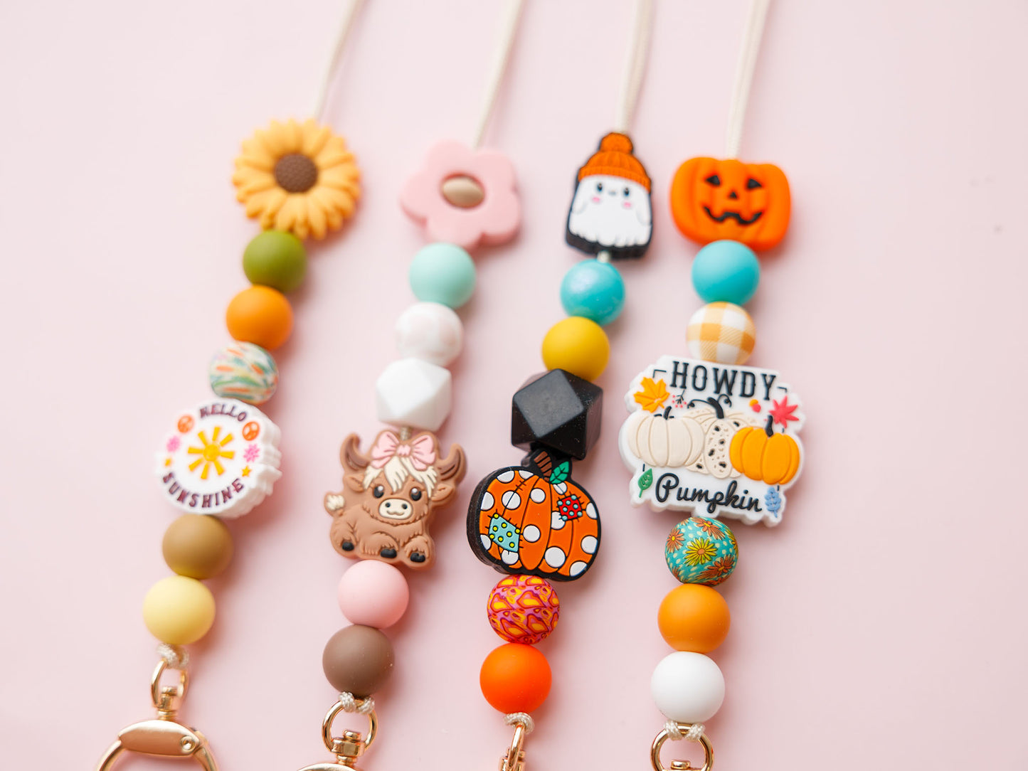 silicone beaded teacher lanyard