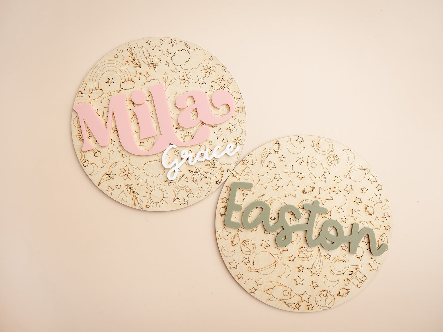 Personalized Baby Name Sign