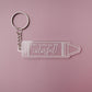 Engraved Acrylic keychain for Teachers - MaiCre8tions