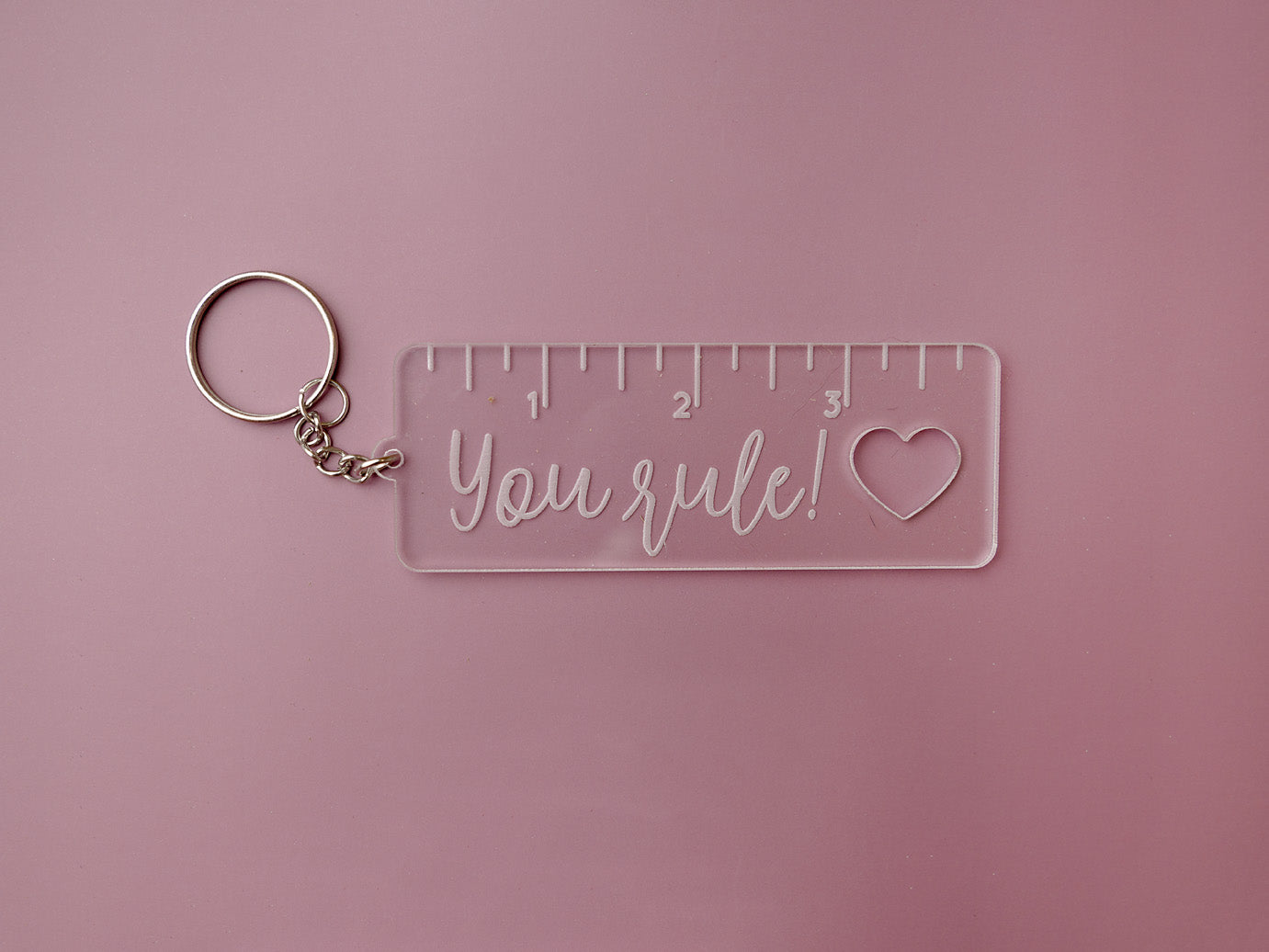 Engraved Acrylic keychain for Teachers - MaiCre8tions