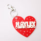 Heart Backpack Name Tag