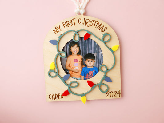 Personalized First Christmas ornament