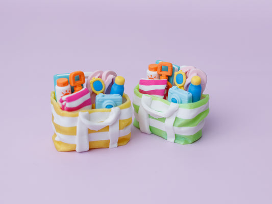 Beach basket 3D printed fidget clickers