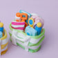 Beach bag 3D printed fidget clickers