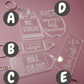 Engraved Acrylic keychain for Teachers - MaiCre8tions