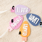 Lightbulb Christmas Stocking tags