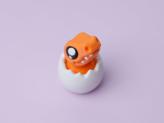 Baby dinosaur 3D printed fidget clickers