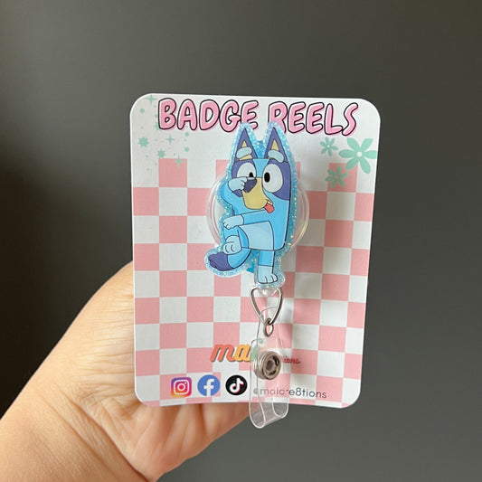 Bluey dancing badge reels