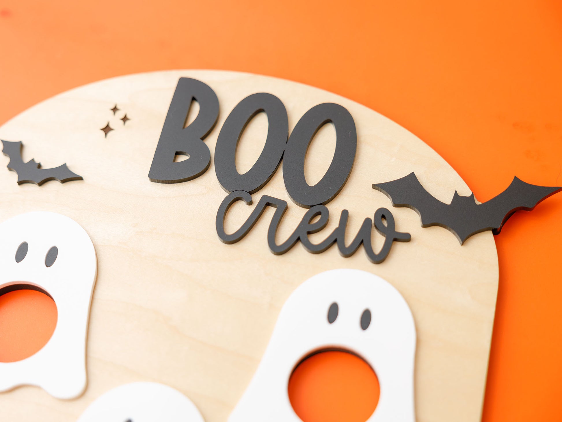 Boo crew Halloween photo frame