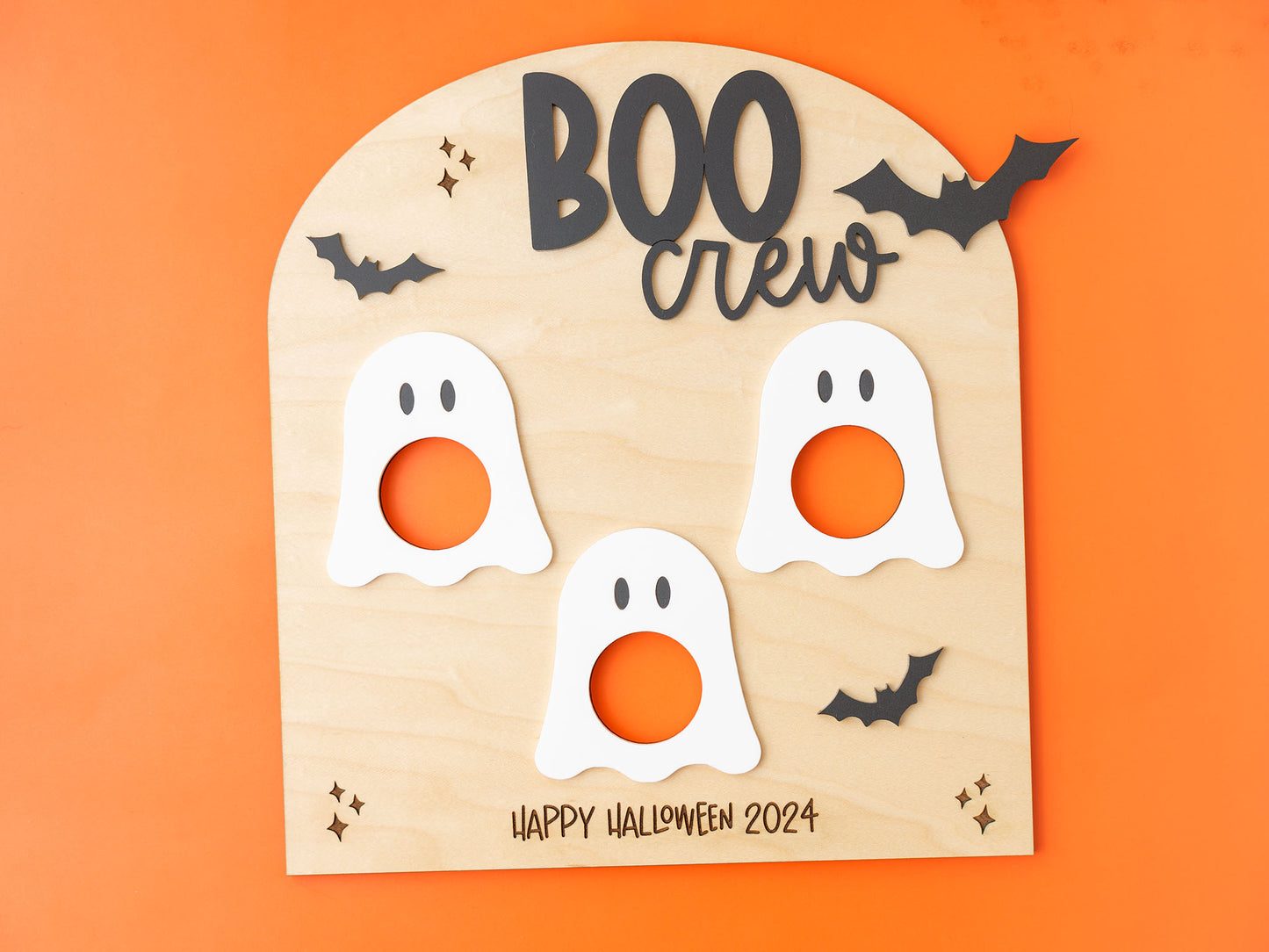 Boo crew Halloween photo frame