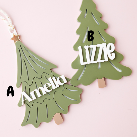 Christmas Tree Stocking Tags
