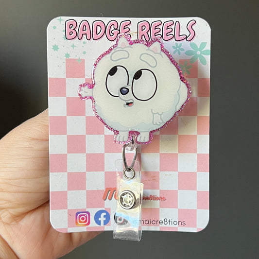 Pompom from Bluey Heeler Badge Reels