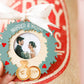 Married and Bright Christmas ornament 