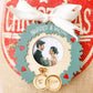 Married and Bright Christmas ornament 
