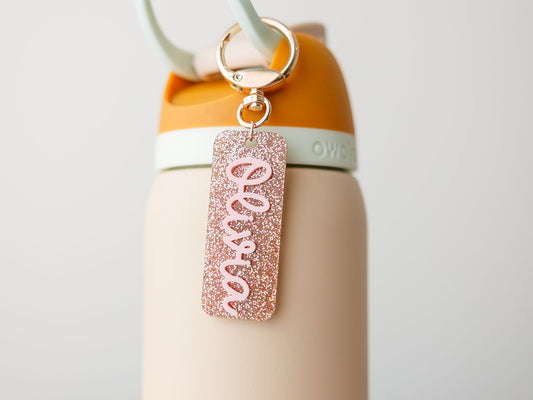 Owalla bottle name tag