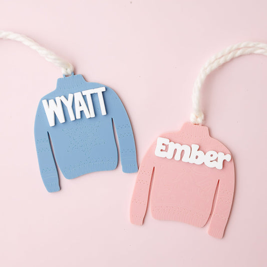 Sweater Christmas ornament