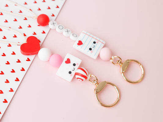 Valentine Teacher lanyards