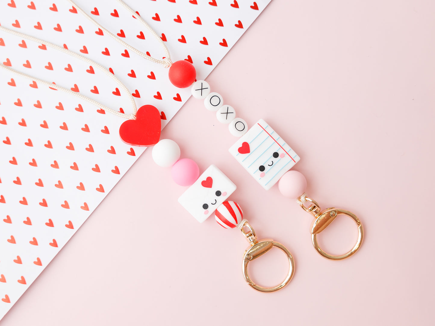 Valentine Teacher lanyards