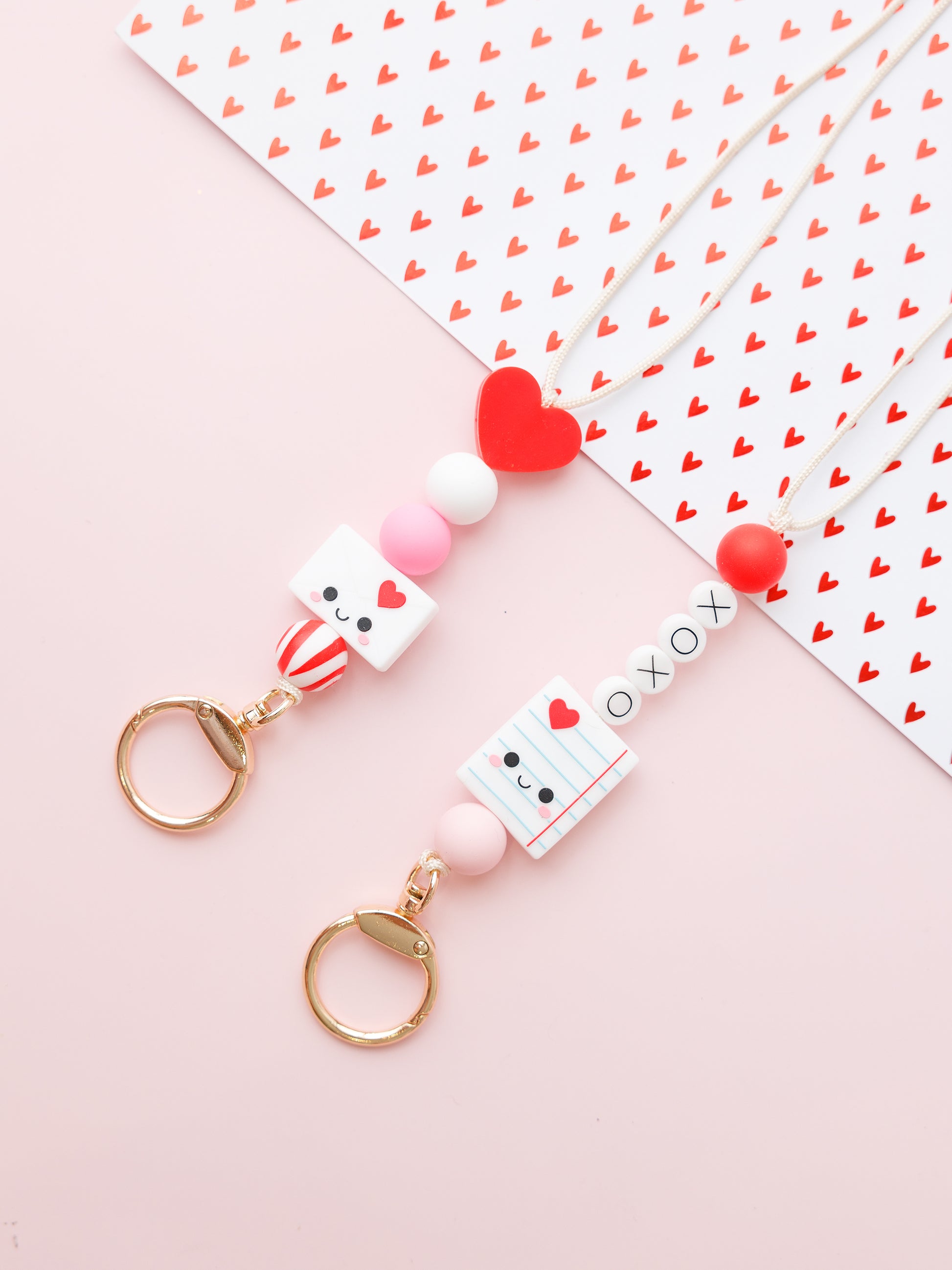 Valentine Teacher lanyards