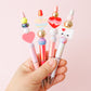 Valentine iridescent beaded pen