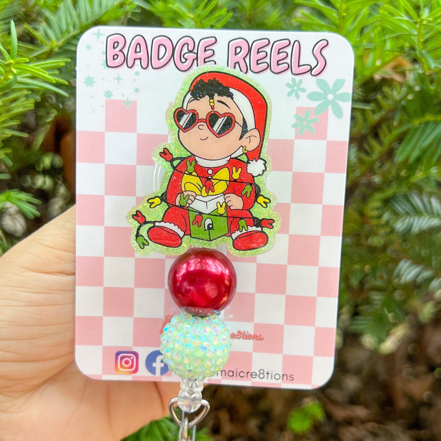 Baby Benito Christmas Badge Reels - MaiCre8tions