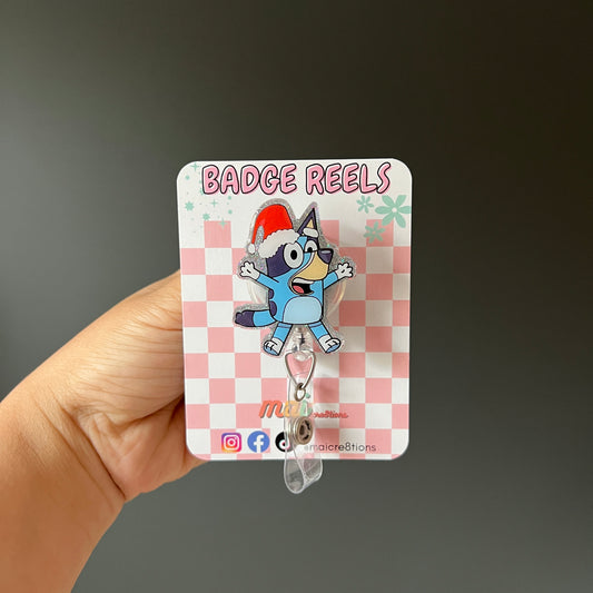 Bluey Christmas Badge Reels - MaiCre8tions