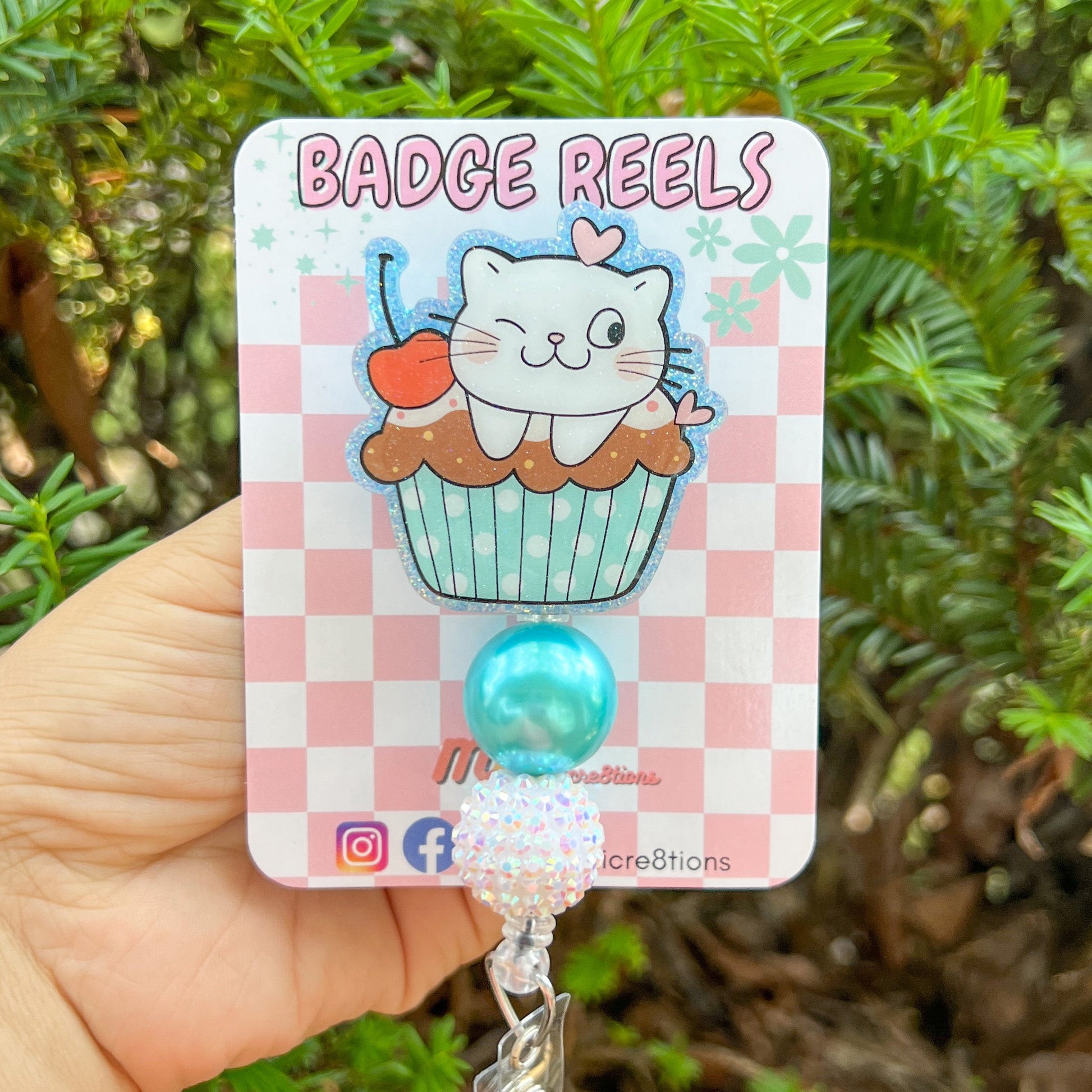 Cat cupcake Badge Reels - MaiCre8tions