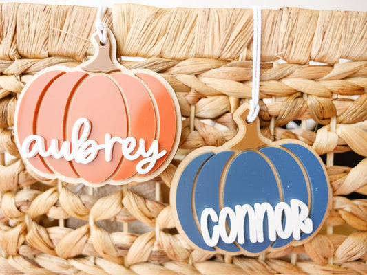 Pumpkin Boo Basket Tag