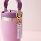 Personalized FlipStraw tumbler keychain for kids