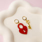 Heart lock and key Valentines Acrylic Earrings