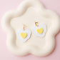 Fried Egg Valentines Acrylic Earrings