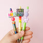 Cute beaded iridescent pen for teachers