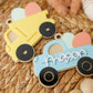 Dump truck Pickup truck Easter Basket Acrylic Name tag for kids