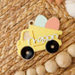 Dump truck Easter Basket Acrylic Name tag for kids