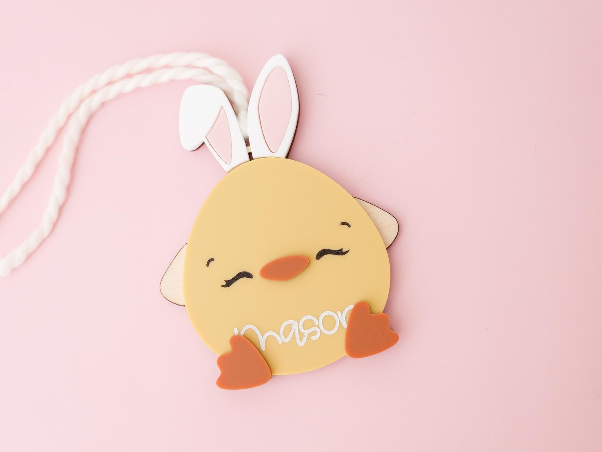 Personalized Easter Basket Chick Name Tag for Kids