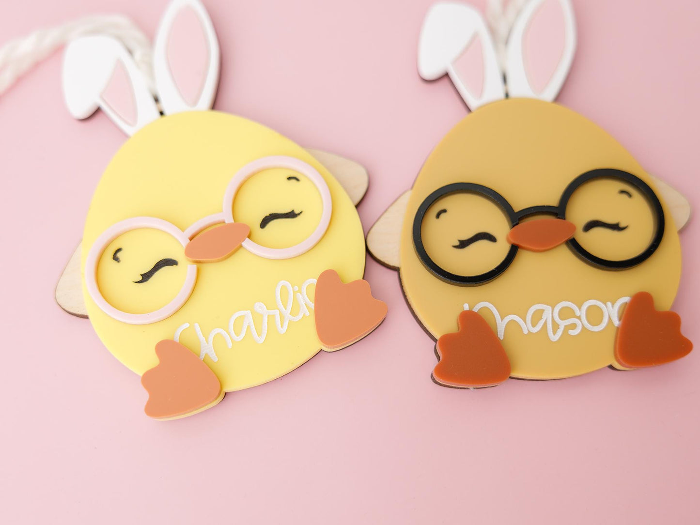 Personalized Easter Basket Chick Name Tag for Kids