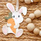 Easter Bunny Carrot Name Tag