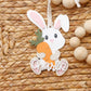 Easter Bunny Carrot Name Tag