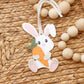 Easter Bunny Carrot Name Tag