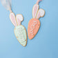 personalized easter bunny carrot name tag for kids