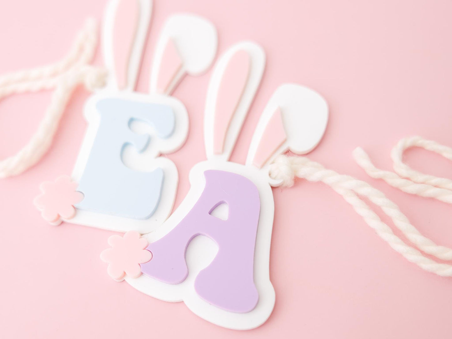 Personalized Easter Basket Bunny Name Tag for Girls and Boys