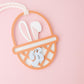 Personalized Easter Basket Bunny Name Tag for Girls and Boys