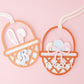 Personalized Easter Basket Bunny and Egg Name Tag for Girls and Boys